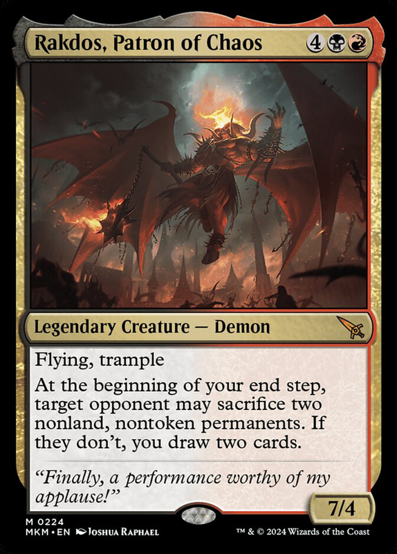Rakdos patron of chaos
