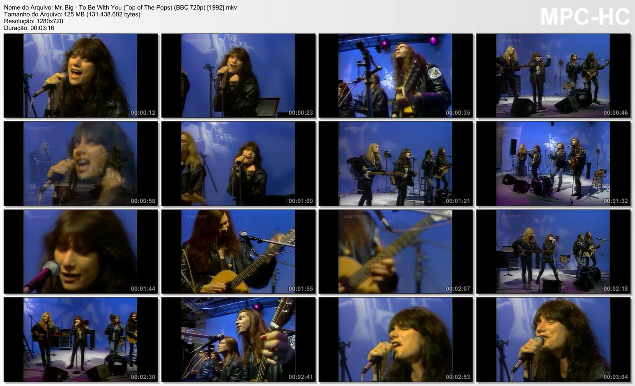 Mr. Big - To Be With You (Top of The Pops) (BBC 720p) [05.03.1992]