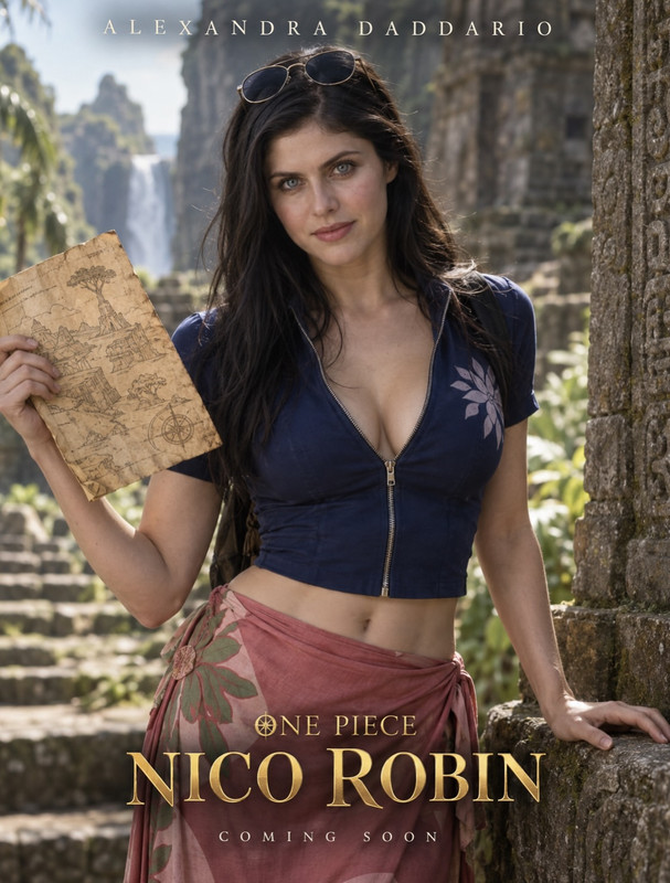 Alexandra Daddario Nico Robin