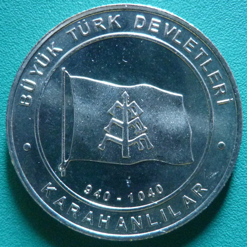 Turquía. Los Dieciséis Grandes Imperios Turcos TUR-1-Kurus-2015-Khanato-Kara-Khanid-rev