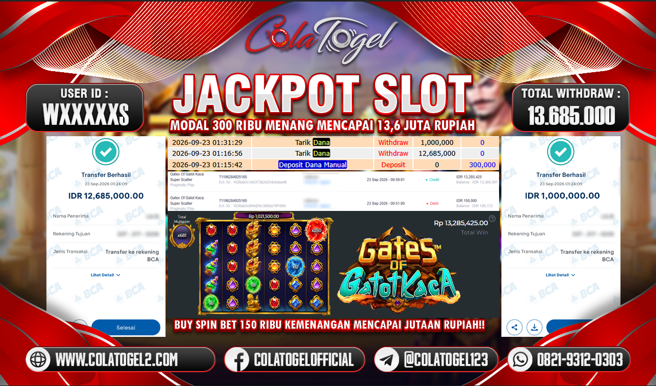 JACKPOT SLOT GACORR !!!