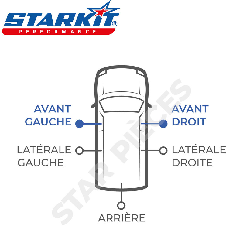 Charnière De Porte Avant Pour IVECO Daily 5 - Marque NTY - Référence EZC-VC-028 - Neuf