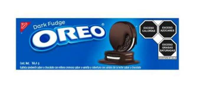 HEB - Oreo Galleta Sándwich Dark Fudge 165 gr 
