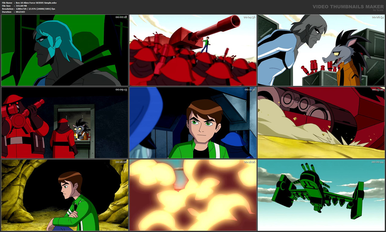 Ben 10 Alien Force S03E05 Simple.mkv
