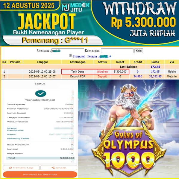 jackpot-slot-pragmatic-play-gates-of-olympus-1000-wd-rp-5300000--dibayar-lunas-di-medokjitu
