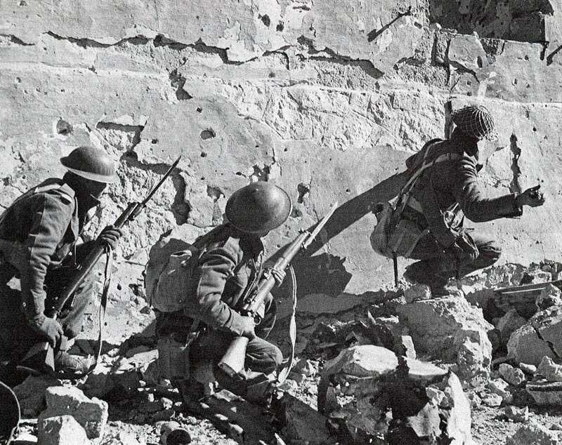 Soldados Sudafricano en Sollum, en junio 1942