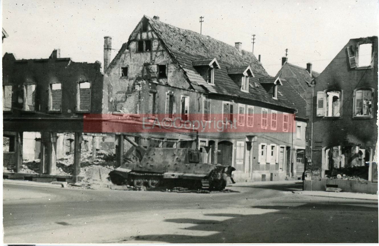 Kämpfe Jagdtiger Tiger 1945 Schwetzingen Panzer 
