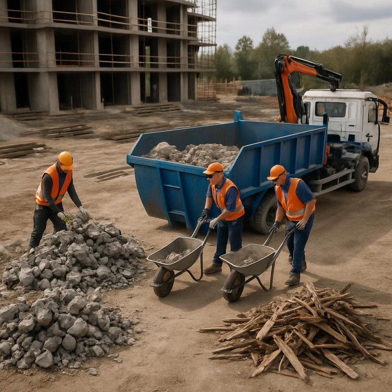 Пошаговая организация вывоза строительного мусора