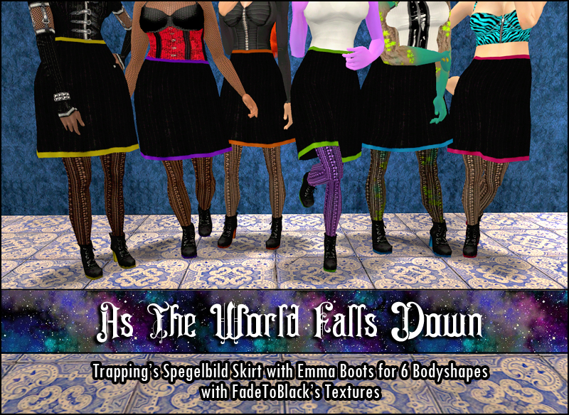 As The World Falls Down skirts preview