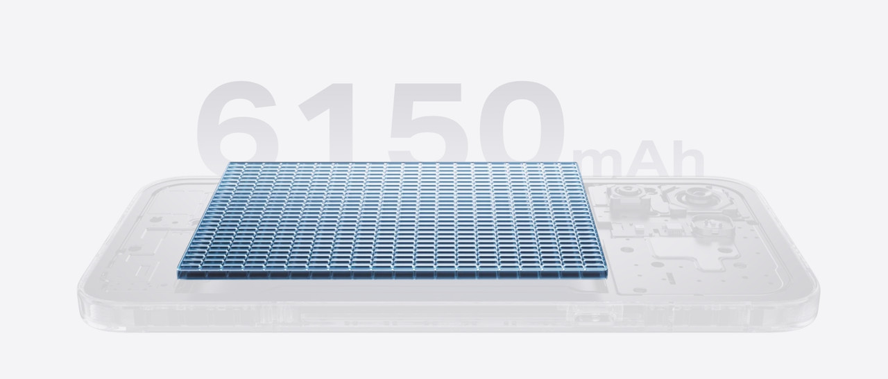 Massive 6150mAh Battery