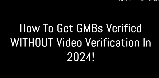 How To Get Gmbs Verified Without Video Verification In 2024