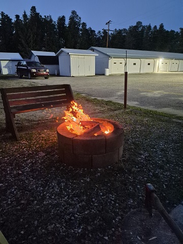 Green Still Fire Burning