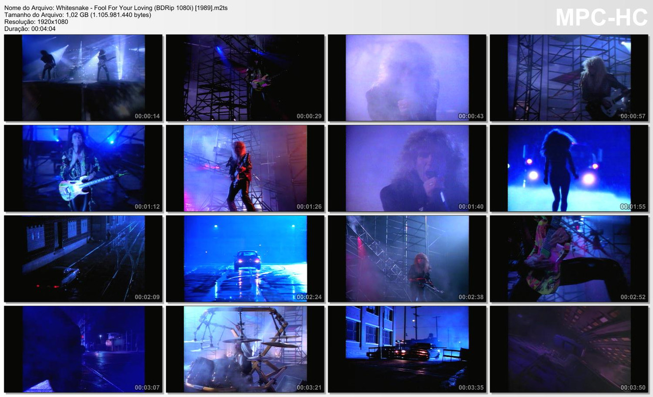 Whitesnake - Fool For Your Loving (BDRip 1080i) [1989]