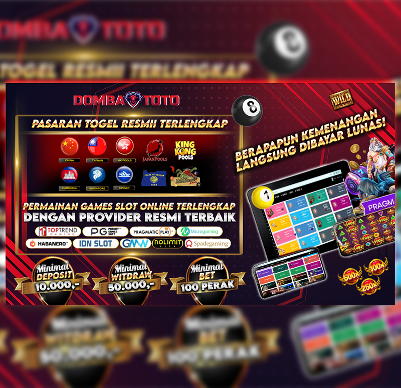 DOMBATOTO 💵 Daftar Link Toto Togel 4D 10 Juta Bet 100 Perak Terpopuler Di Indonesia