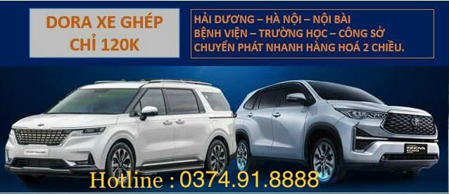 Top 10 xe ghép Hải Dương Hà Nội uy tín, giá tốt