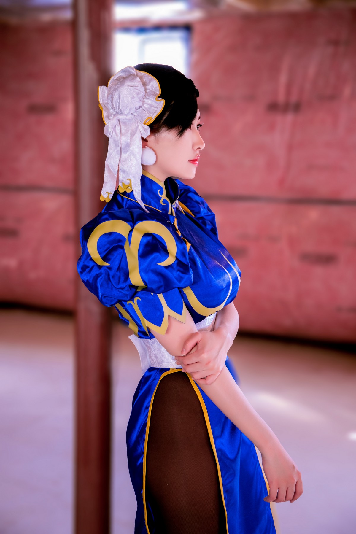 MissWarmJ Chun-Li Cosplay HD Photoshoot Set [54P-70.3M]插图4