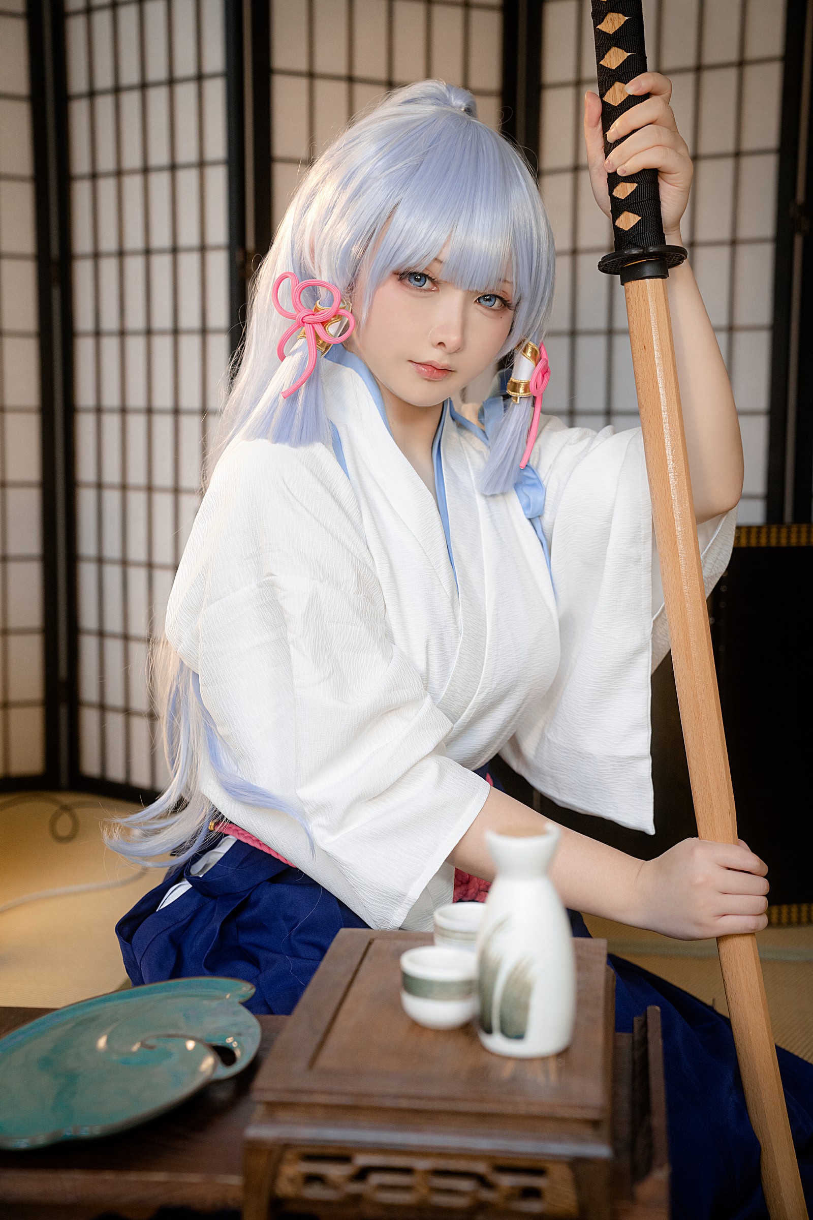 樱梨梨 凌华 剑道服 Cosplay 写真集｜高清角色摄影（31P｜135MB）插图
