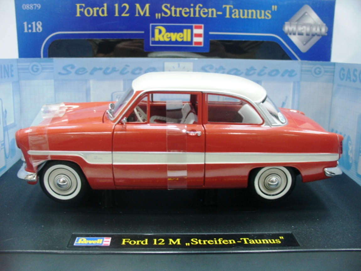 MARKLIN HO - Ford Taunus Versions Précoces : 1 Gris + 1 Rouge - Lot 2 Miniatures