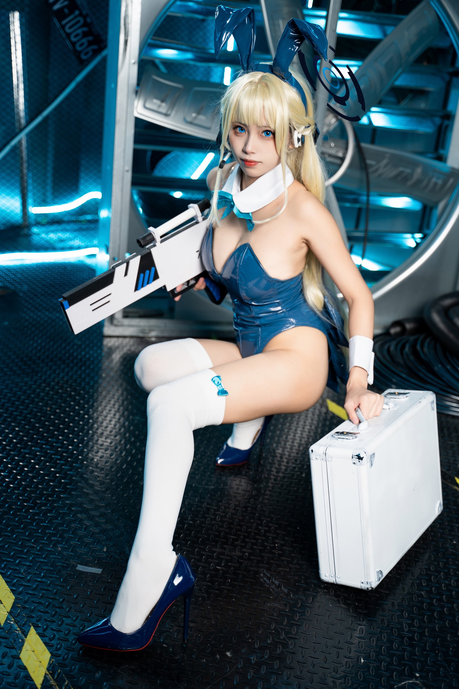 三無人型美女写真：飞鸟马时兔女郎战斗服 COS（60P／389.1M）插图5