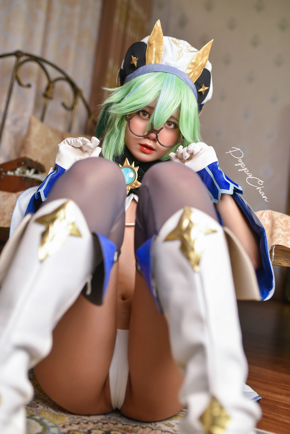 PoppaChan Sucrose Cosplay (Genshin Impact) – 29 Photos 14 Videos 163MB插图1