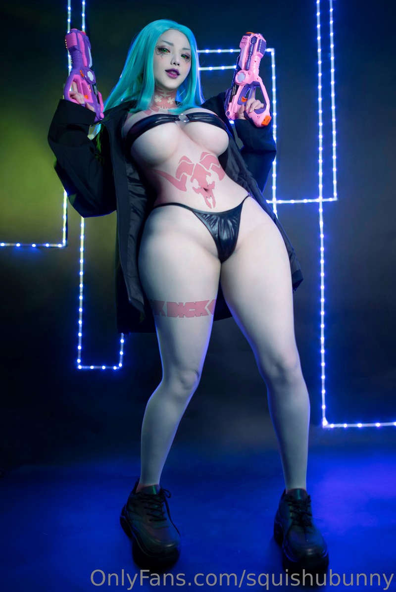 Hana Bunny 丽贝卡 Cosplay写真｜Cyberpunk Edgerunners Rebecca 高清图集[12P-29.9M]插图4