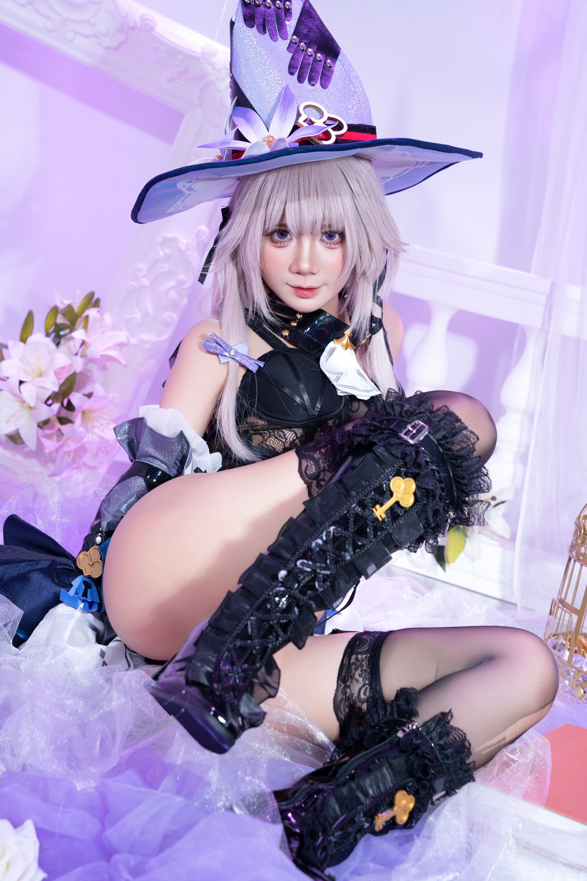 PoppaChan Herta Cosplay (Honkai Star Rail) – 114 Photos 10 Videos 1.02GB插图1