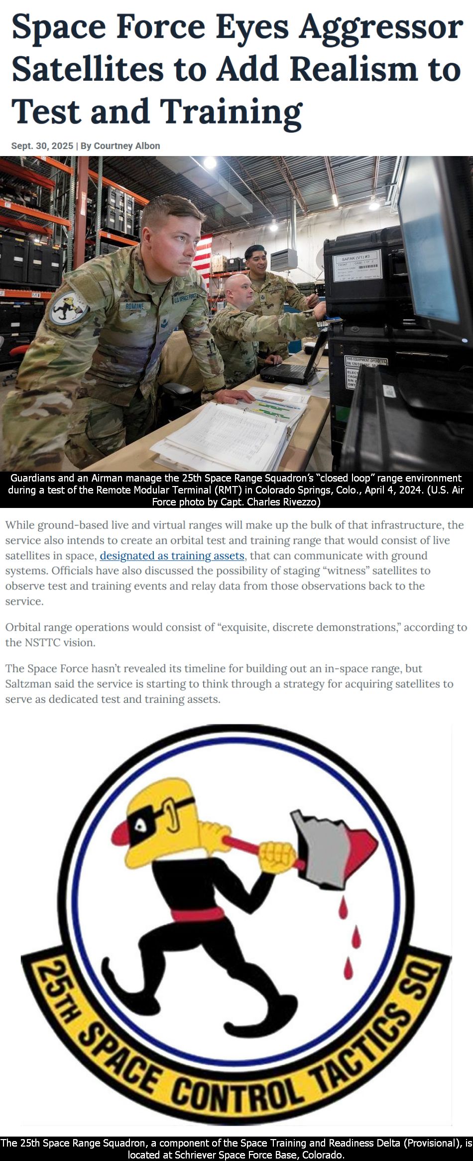 [Image: Space-Force-Eyes-Aggressor-Satellites-to...aining.jpg]