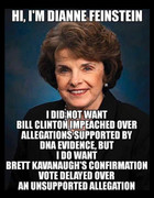 FeinsteinFordVSClintonDNA