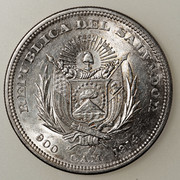 1 peso. El Salvador. 1914 PAS5828b