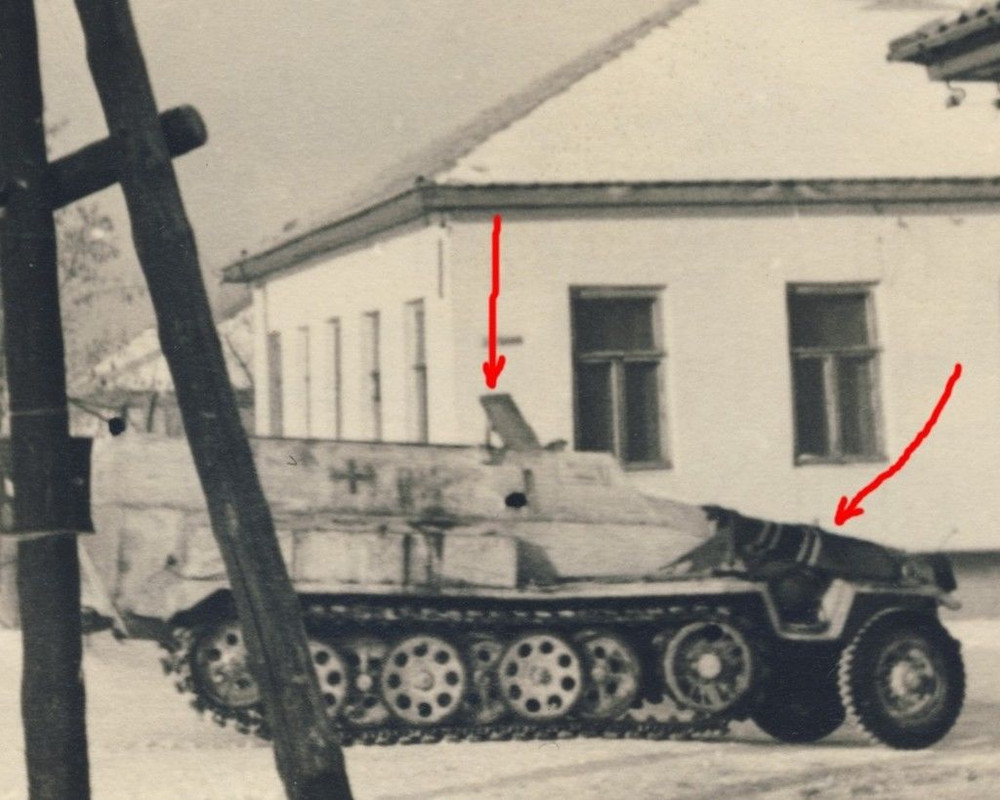 Foto Ostfront - Schützenpanzerwagen SdKfz. 251 -