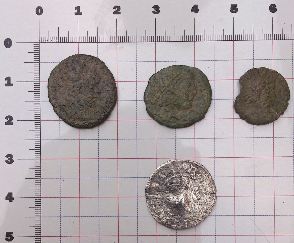 Three Romans & a hammy obverses 18052013