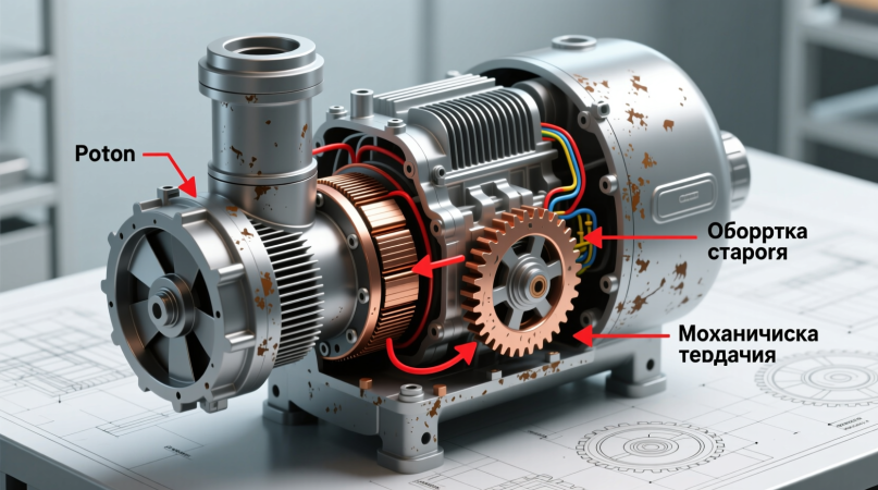 Диагностика двигателя кухонного процессора