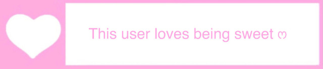 This user loves being sweet!