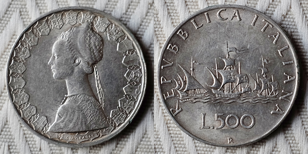 500 liras. Italia 1958. DSCF0856