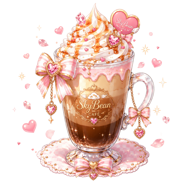 11 Magical Sky Bean caf latte creation 7