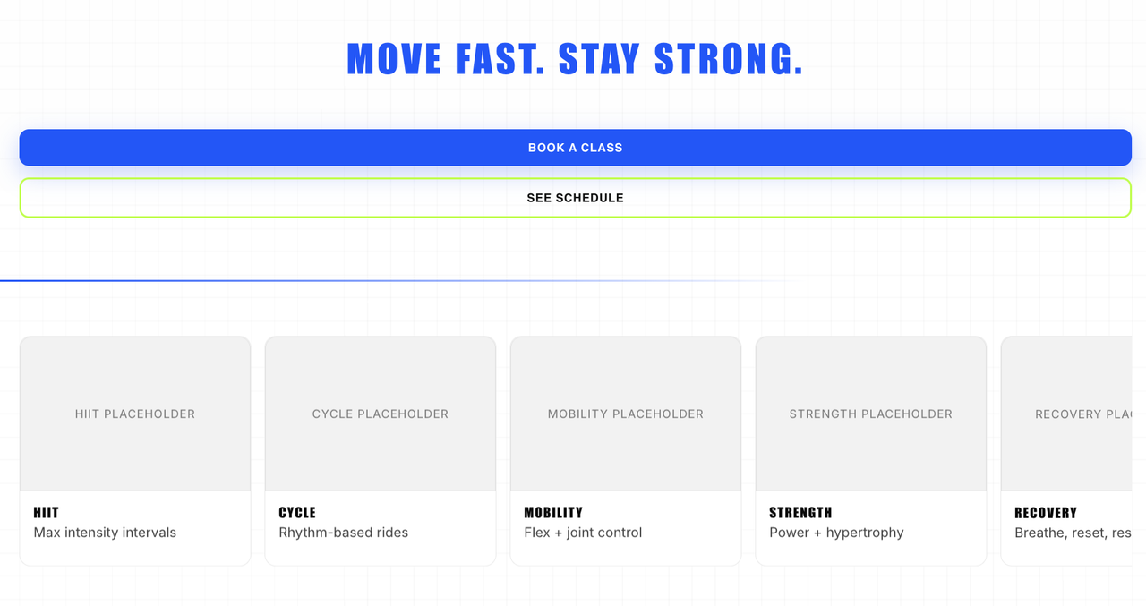 Momentum Studio desktop – primary