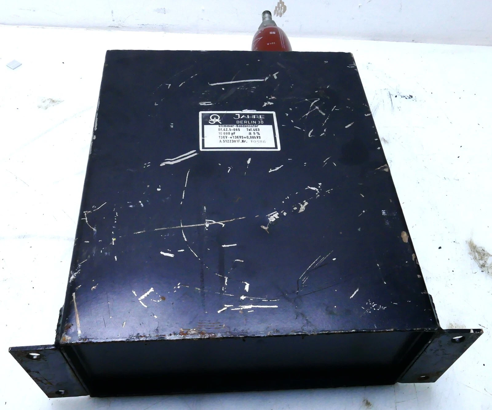 Jahre Berlin 30 Glimmerkondensator 10.000pF 13kV HF HV Hochspannung CICE I958