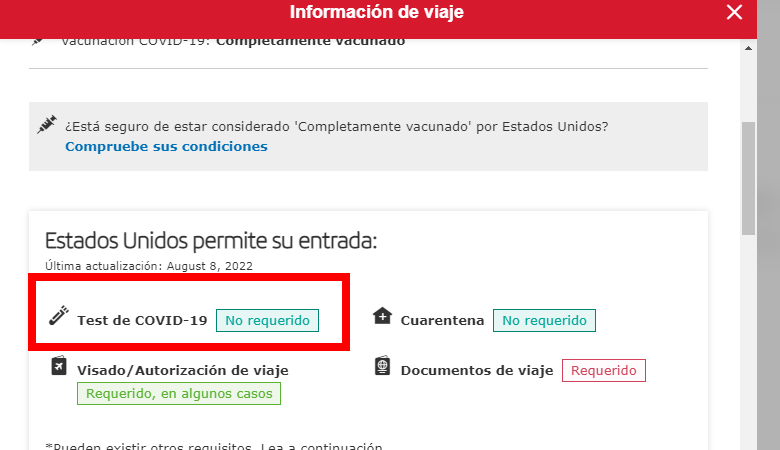 Coronavirus en USA: Nuevos requisitos, test, trámites - Foro USA y Canadá