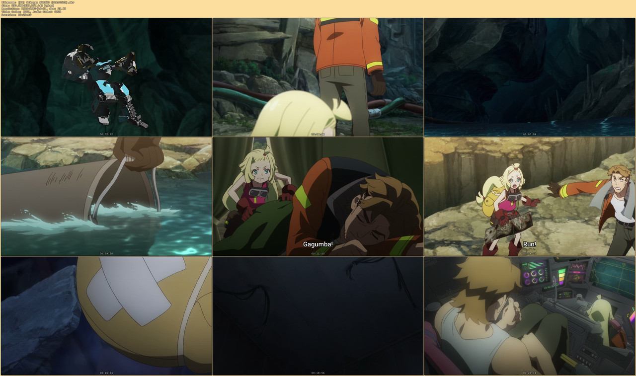 Sakugan S01E03 [VRV 1080p HEVC E-OPUS] HR-DR