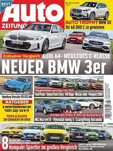 Cover: Auto Zeitung Magazin No 21 vom 28  September 2022