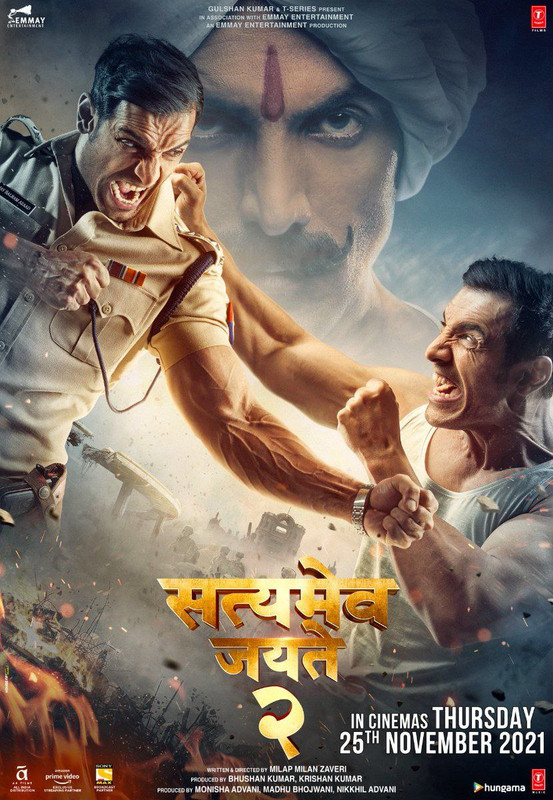 Satyameva Jayate 2 (2021) Hindi Amazon WEB-DL – 480P | 720P | 1080P | 4K – x264 – 400MB | 1.3GB | 4GB | 8.5GB – Download & Watch Online