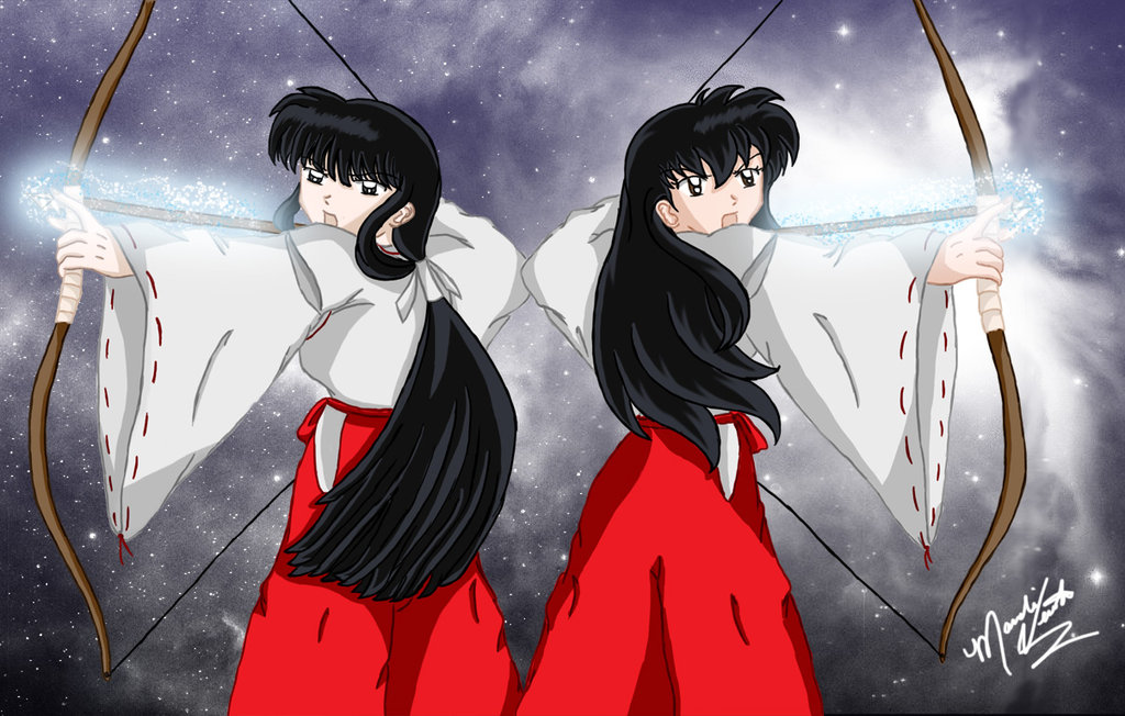 Re: Hình vẽ Kikyou, Kagome, Sango bộ Inuyasha.