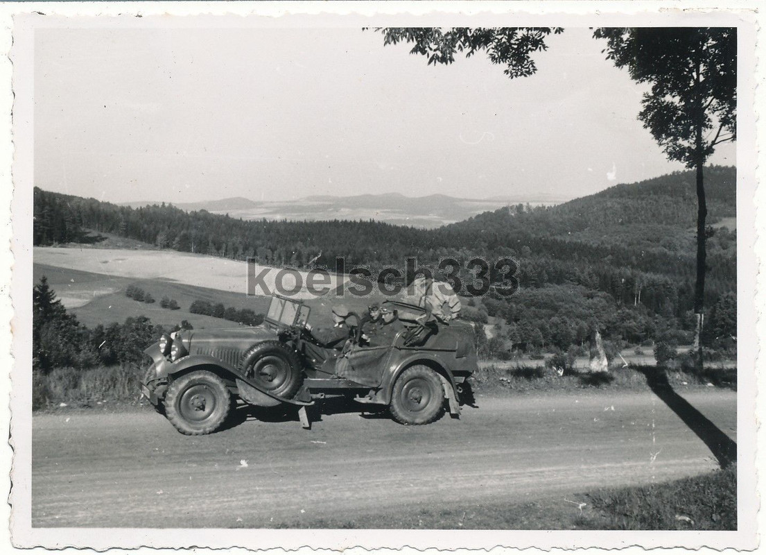 Foto Stoewer Kübelwagen PKW Pionier Batl. 30 Wil