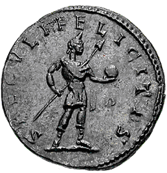 Glosario de monedas romanas. LANZA. 1