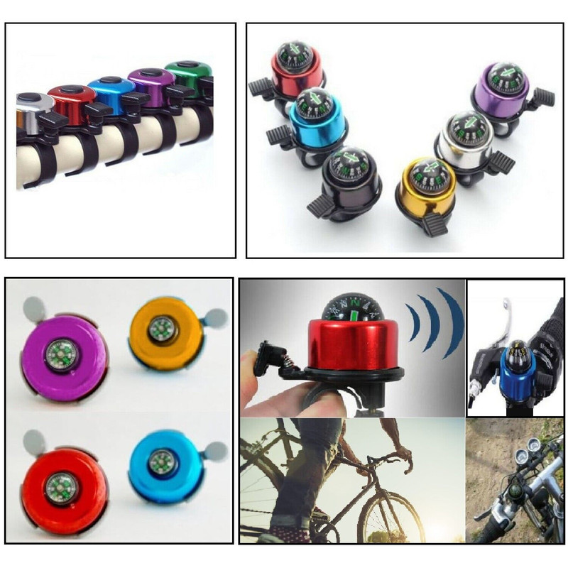 Filmer Campanello Per Bicicletta Con Bussola Nero - Foto 10