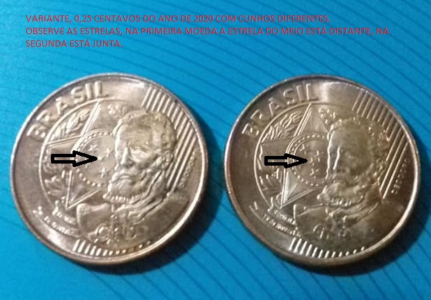 1-MOEDA 25 CENTAVOS 2020