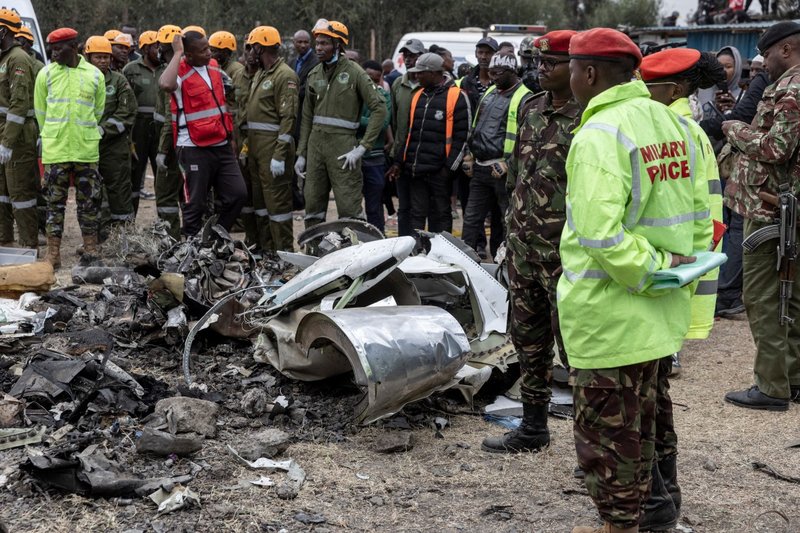 Vehicle wreckage at Kitengela accident scene