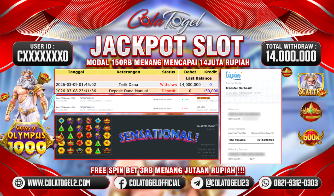 JACKPOT SLOT GACORR!!