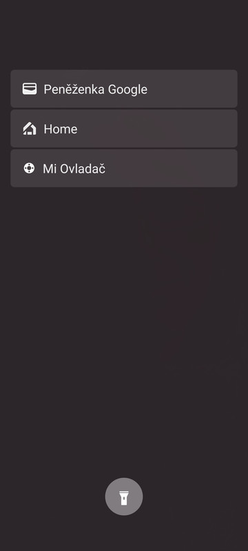 obrazovka vlevo ze zamykací obrazovka