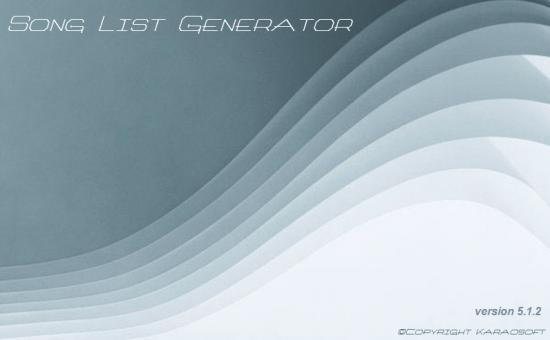 Karaosoft Song List Generator 5.1.8 Karaosoft Song List Generator 5.1.8